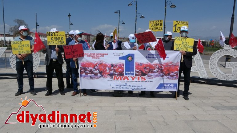 Ağrı da İşçi Bayram ı kutlandı2