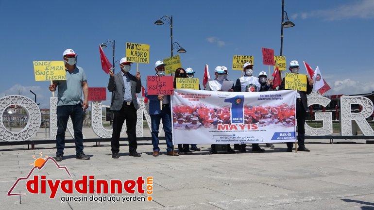 Ağrı da İşçi Bayram ı kutlandı3