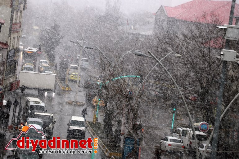 AĞRI yağışı - etkili oldu Kar 1