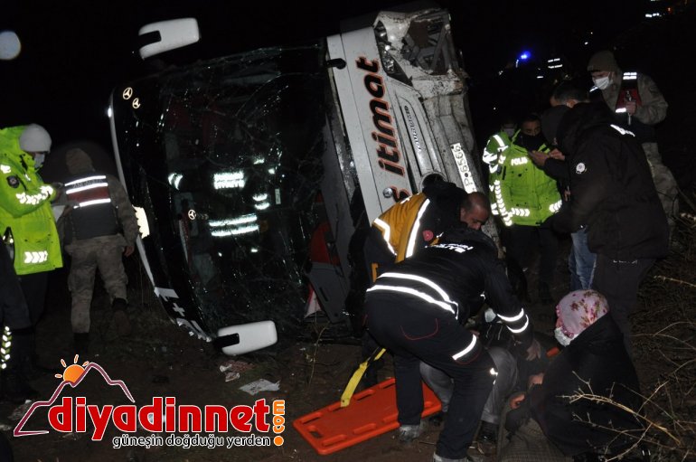ağrı yolcu otobüsü sivas suşehri trafik kazası3