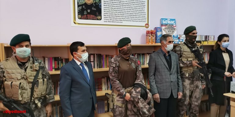 Baskil'de şehit polis Hüseyin Göral adına kütüphane açıldı