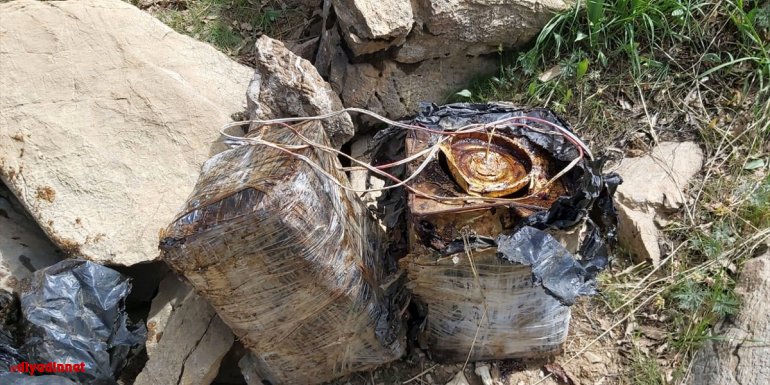 Bitlis'te 90 kilogram el yapımı patlayıcı imha edildi