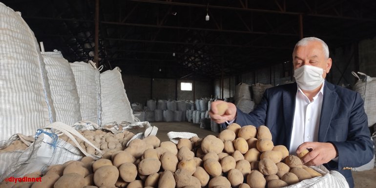 Cumhurbaşkanı Erdoğan'ın müjdesi Ahlatlı patates üreticilerini sevindirdi