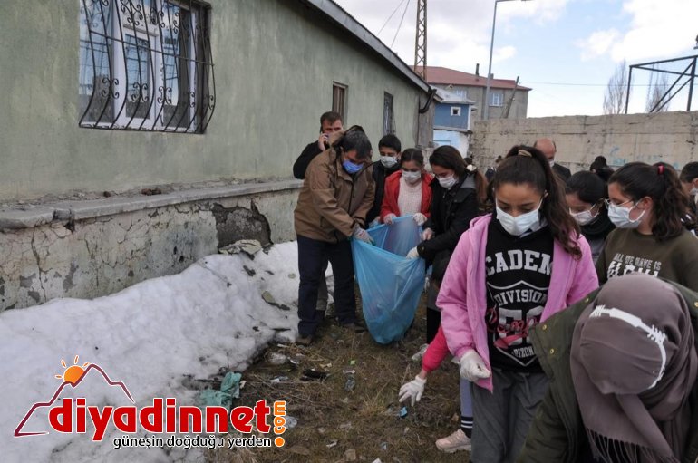 Diyadin de çöp toplama etkinliği düzenlendi3