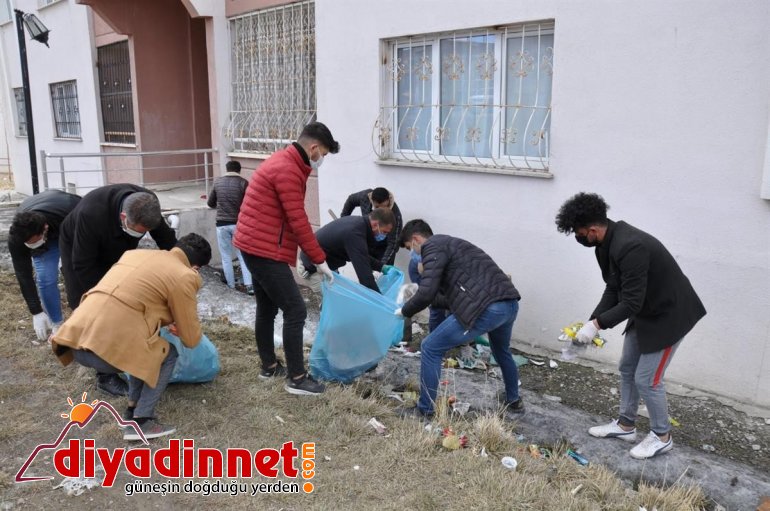 Diyadin de çöp toplama etkinliği düzenlendi6