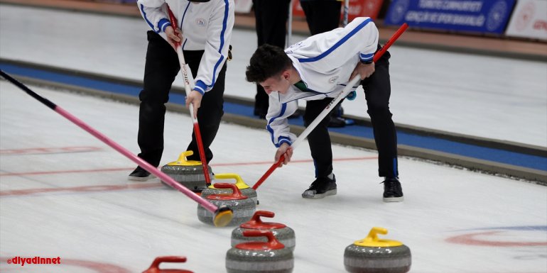 Erzurum'da Türkiye Curling Ligleri Final Müsabakaları