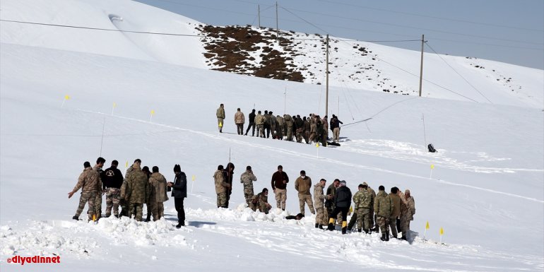 Güvenlik korucularından oluşan çığ timi eğitimde1