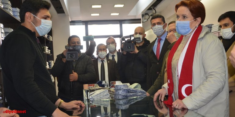 İYİ Parti Genel Başkanı Akşener, Hakkari'de esnafı ziyaret etti: