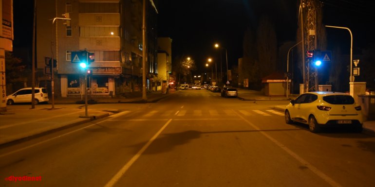 Kovid-19 vakalarının arttığı Kars'ta sokağa çıkma kısıtlamasına uymayan 13 kişiye cezai işlem uygulandı