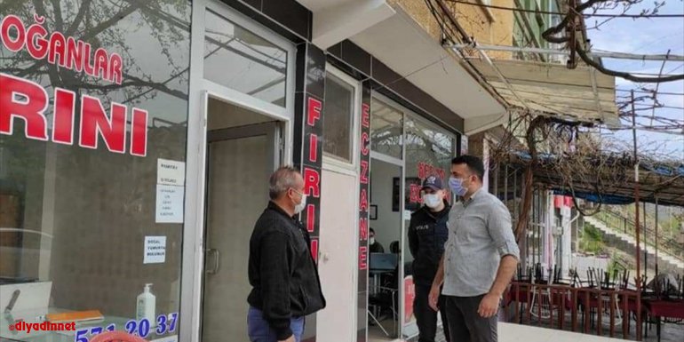 Keban'da Kovid-19 denetimi