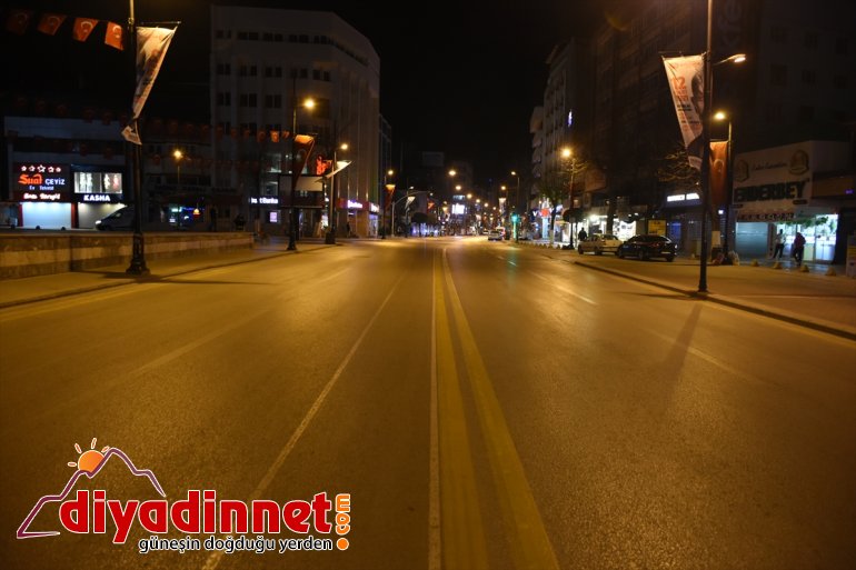 başladı çıkma - Sokağa kısıtlaması KİLİS 2