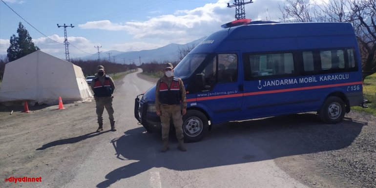 Malatya'da bir mahalle Kovid-19 tedbirleri kapsamında karantinaya alındı
