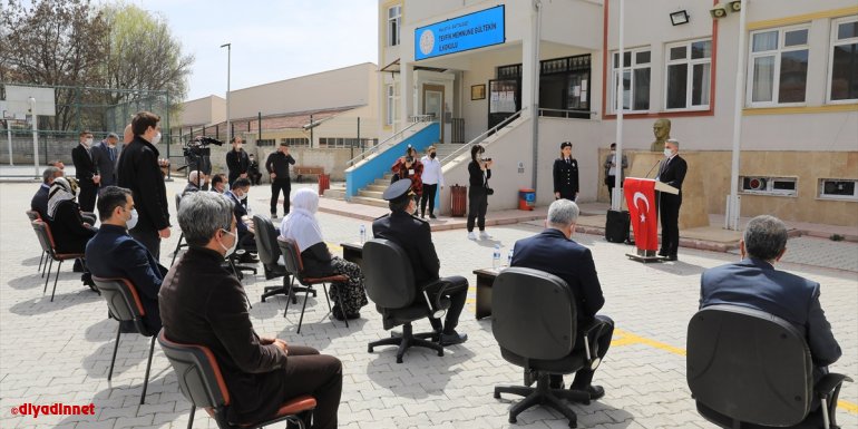 Malatya'da şehit polis memuru Hamdi Dikmen'in adı kütüphaneye verildi