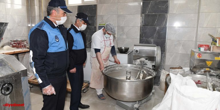 Muş'ta fırınlar ve unlu mamul üreten işletmelerde ramazan denetimi