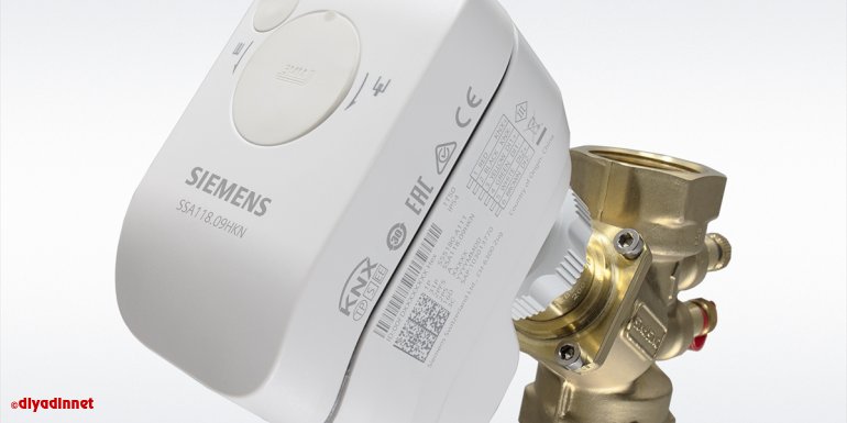 Siemens aktüatör serisinden maksimum enerji verimliliği ve daha düşük ses