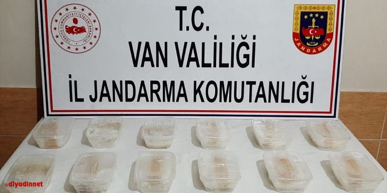 Van'da 6 kilo 427 gram sentetik uyuşturucu ele geçirildi