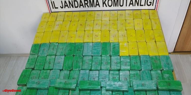 Van'da dere yatağına bırakılmış 80 kilogram eroin ele geçirildi