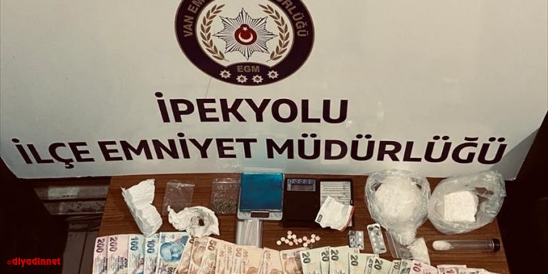 Van'da uyuşturucu operasyonunda 3 şüpheli tutuklandı