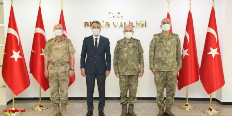 3. Ordu Komutanı Korgeneral Öngay, Vali Çağatay'ı ziyaret etti