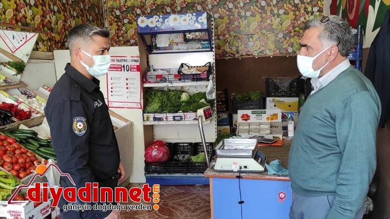 Ağrı da bayram arifesinde Kovid tedbirleri denetlendi2