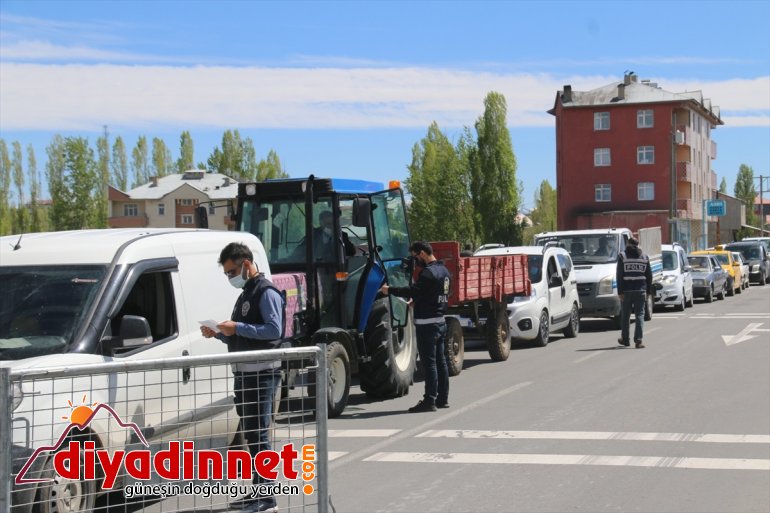 Ağrı da bayram arifesinde Kovid tedbirleri denetlendi4