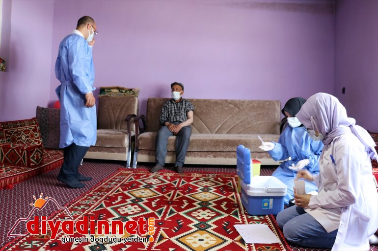 düşürdü mutlu Sağlıkçıların etti aşı - kırsaldaki seferberliği vatandaşı hem vakaları AĞRI hem 11
