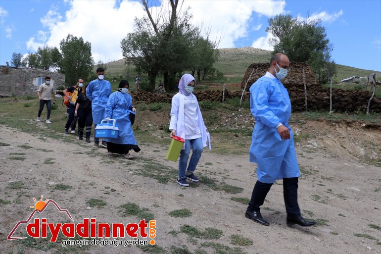 kırsaldaki AĞRI Sağlıkçıların hem etti düşürdü hem vatandaşı vakaları seferberliği - mutlu aşı 12
