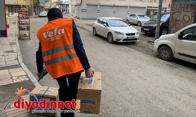 Ağrı'da Vefa Sosyal Destek grubu vatandaşların ihtiyaçlarını karşılıyor