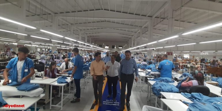 BİGİAD Başkanı İnan, Güroymak'taki tekstil atölyelerini gezdi