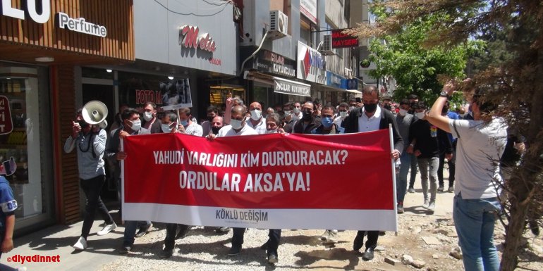 İsrail'in Filistinlilere yönelik saldırıları Bitlis'te kınandı