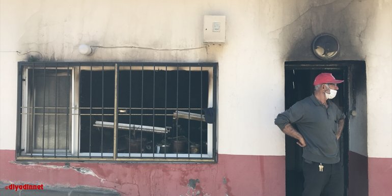 Doğanşehir'de çıkan ev yangını itfaiye ekiplerince söndürüldü