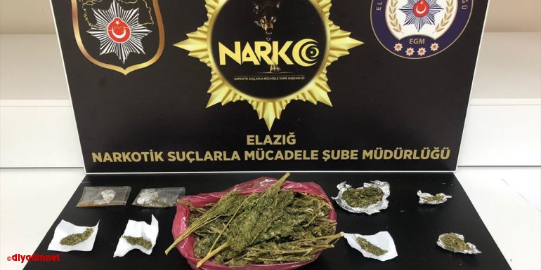 Elazığ'da uyuşturucu operasyonunda yakalanan 5 zanlıdan 1'i tutuklandı