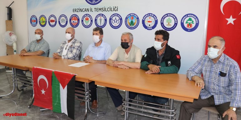 Erzincan'da Sivil Toplum Kuruluşları, Filistin için yardım kampanyası başlattı
