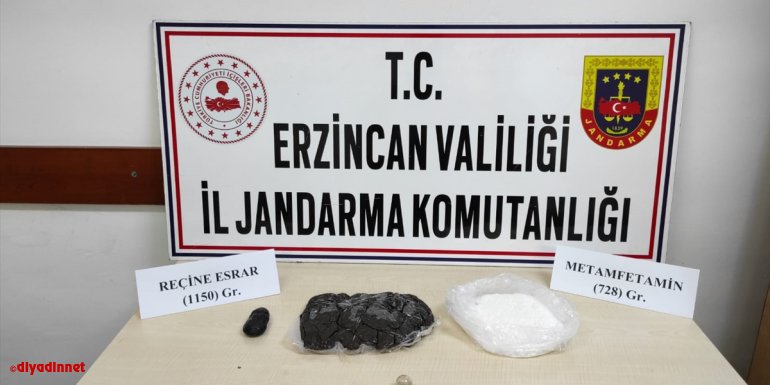 Erzincan'da uyuşturucu operasyonunda yakalanan 2 şüpheli tutuklandı