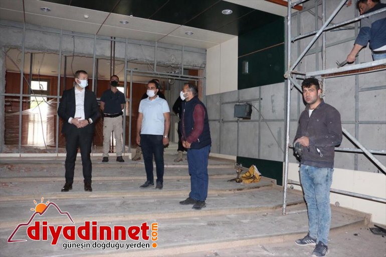 Hizan inceledi çalışmalarını Yelek, Kaymakamı inşaat 3