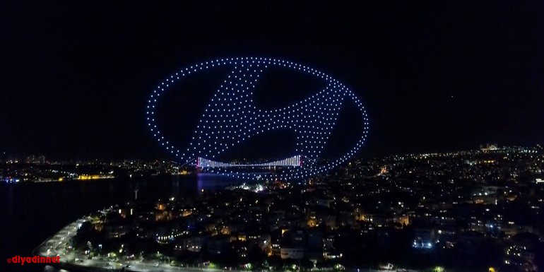 Hyundai Tucson, İstanbul Boğazı'ndaki ışık gösterisiyle tanıtıldı