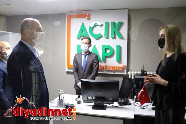 İçişleri Bakanı Süleyman Soylu Ağrı da bazı kurumları ziyaret etti2