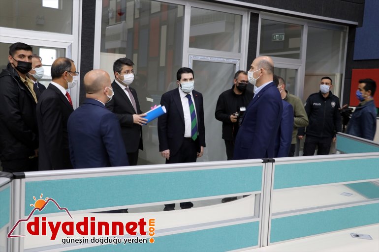 İçişleri Bakanı Süleyman Soylu Ağrı da bazı kurumları ziyaret etti4