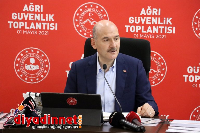 İçişleri Bakanı Süleyman Soylu Ağrı da güvenlik toplantısında konuştu2