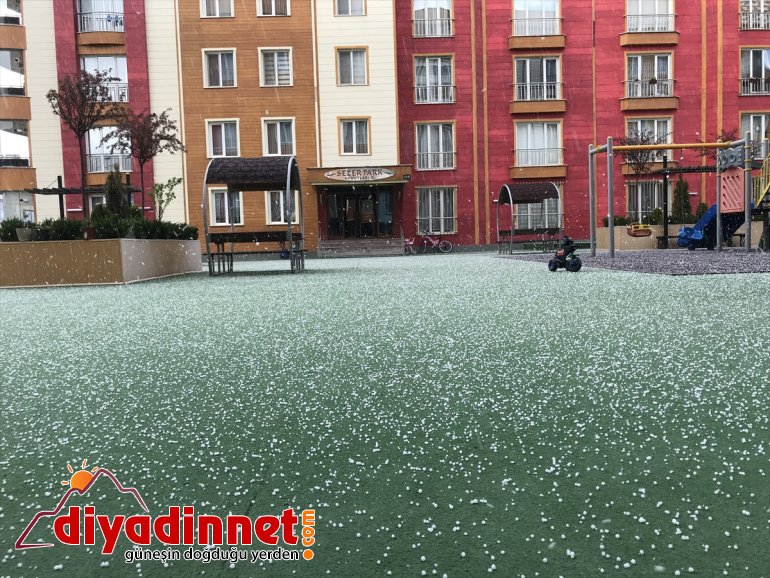 Erzurum'da dolu, Ağrı, Kars ve Iğdır'da sağanak etkili oldu