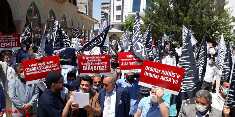 İsrail'in Filistinlilere yönelik saldırıları Van'da kınandı