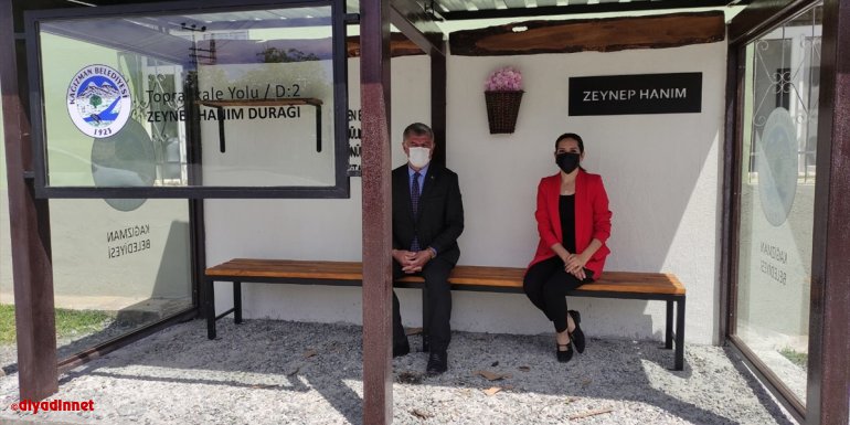 Kağızman'da modern dolmuş durakları vatandaşların hizmetine sunuldu