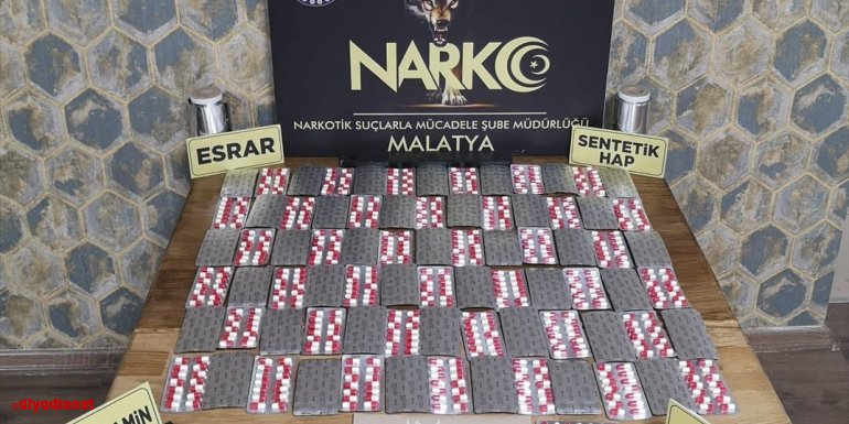 Malatya'da uyuşturucu operasyonunda 17 zanlı gözaltına alındı