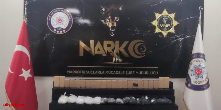Van'da 24 kilo 790 gram uyuşturucu ele geçirildi