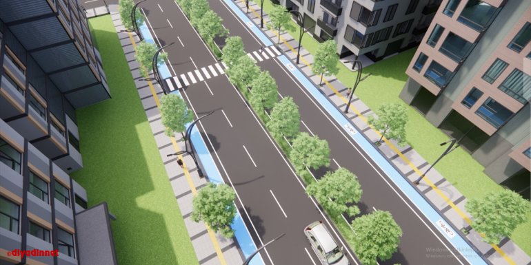 Van'da Erek Dağı Caddesi yenilenecek