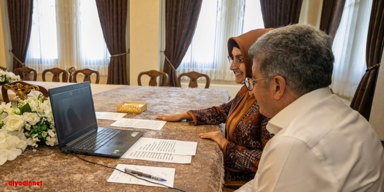 Van Valisi Mehmet Emin Bilmez ve eşi şehit ve engelli aileleriyle görüştü