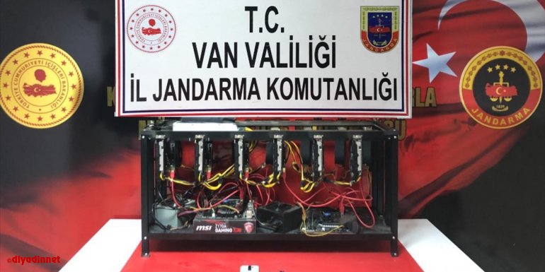 Van'da gümrük kaçağı kripto para üretim cihazı ele geçirildi