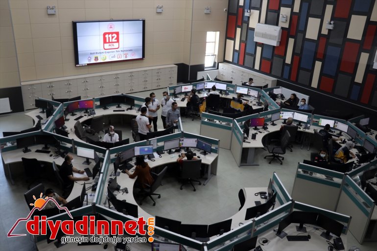 Çağrı buluşturan merkezde Acil ve çağrıları - Merkezi numara AĞRI girdi tek Acil hizmete 112 6