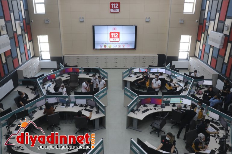 buluşturan Çağrı merkezde numara Acil tek 112 Merkezi hizmete çağrıları Acil ve AĞRI girdi - 7