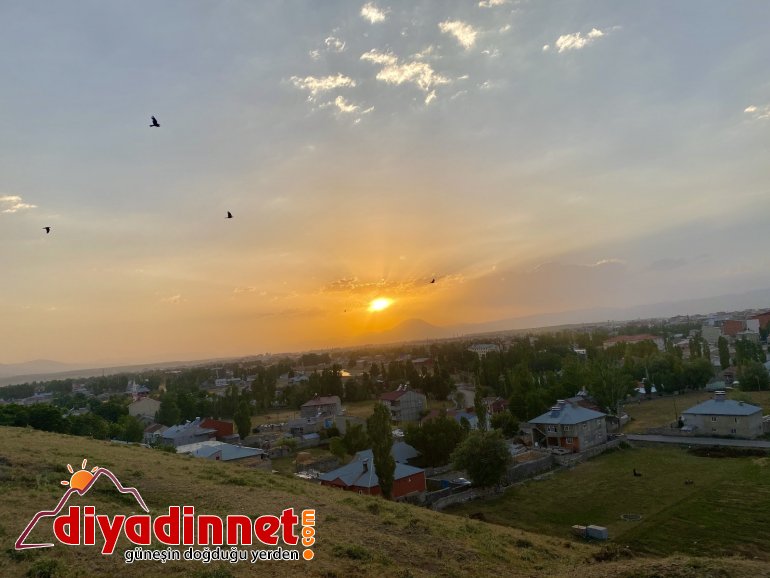 Ağrı da göz kamaştıran gün batımı2